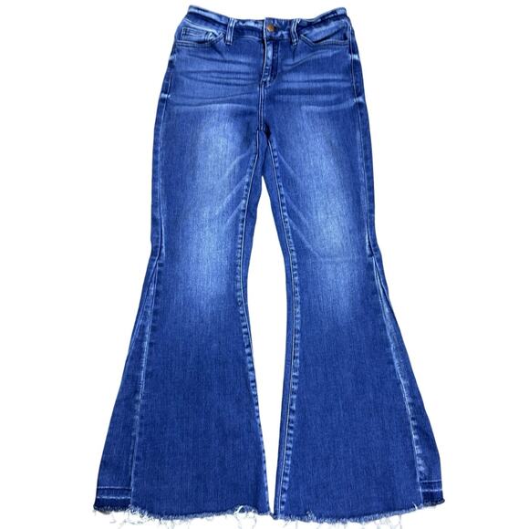 KanCan Signature High Rise Super Flare Jeans Women’s Sz 27 Boho Retro 70s - Picture 1 of 6